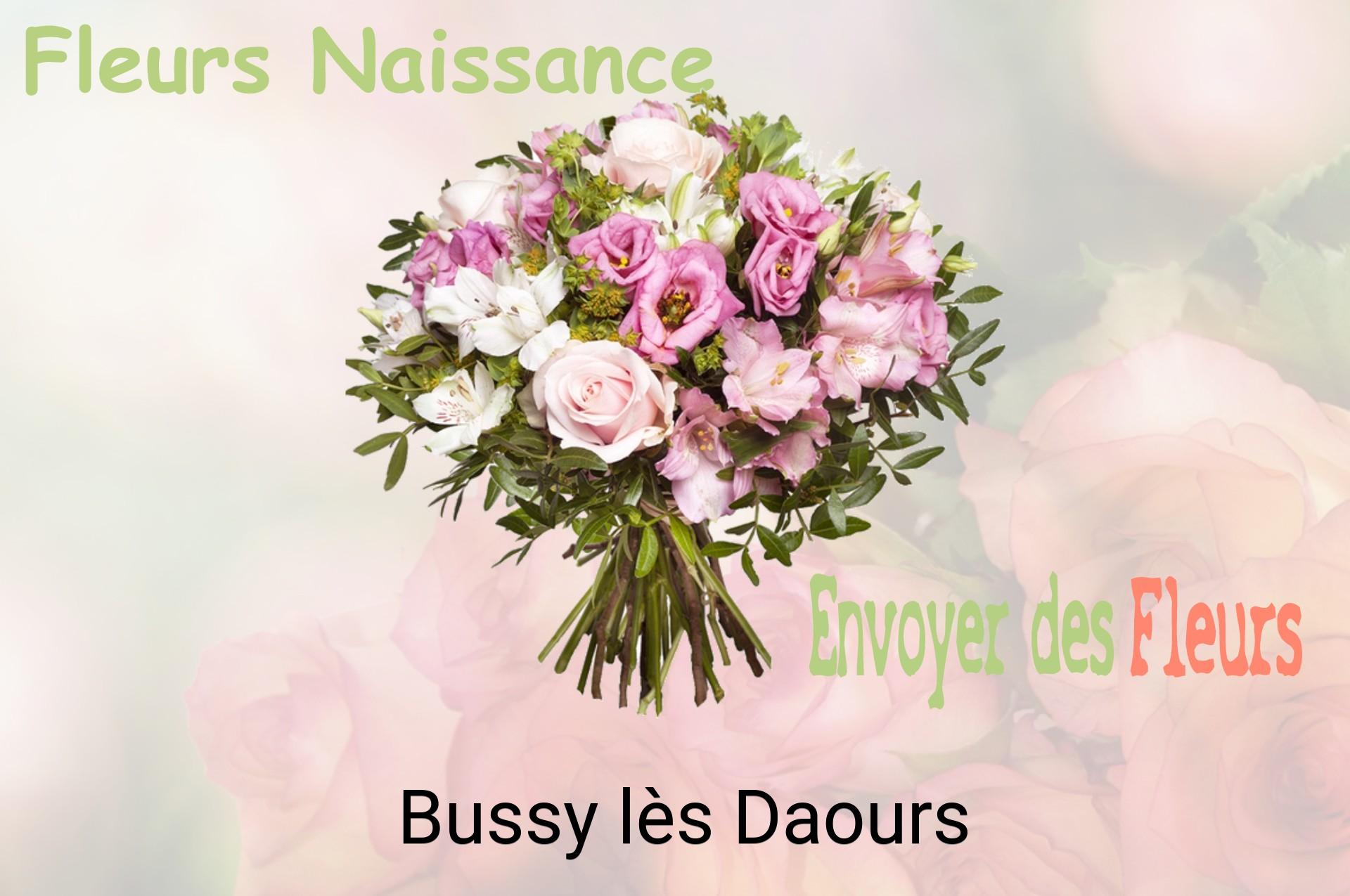 Bouquet de fleurs de naissance livré à Bussy-lès-Daours